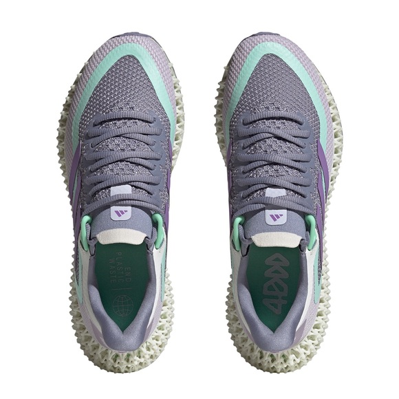 Adidas 4DFWD 2 Size 6.5 6 1/2 Running Shoe Silver Violet Violet Fusion Pulse Min - Picture 3 of 12